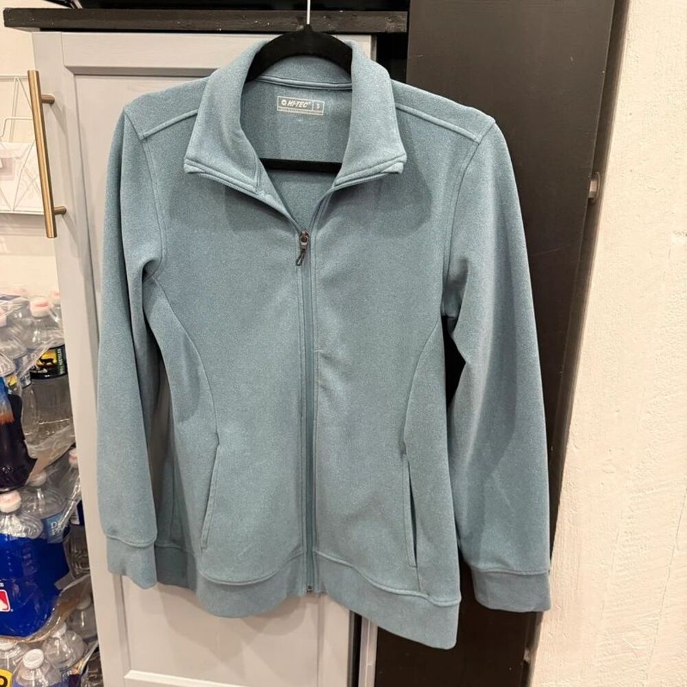 S - Hi-tec Zip Up Jacket - dusty blue